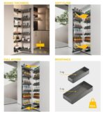 ΤΡΟΦΟΘΗΚΗ TANDEM ME ΞΥΛΙΝΟ ΠΑΤΟ EMUCA HARMONY 8384035 ΜΕ ΦΡΕΝΟ ΥΨΟΣ:1780MM ΓΙΑ ΚΟΥΤΙ 45CM - Image 7