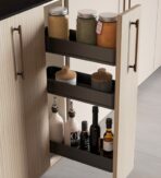 ΒΑΓΟΝΕΤΟ ΜΠΟΥΚΑΛΟΘΗΚΗ ΤΡΙΩΡΟΦΗ ME ΞΥΛΙΝΟ ΠΑΤΟ EMUCA HARMONY 8382235 ΜΕ ΦΡΕΝΟ ΓΙΑ ΕΡΜΑΡΙΟ 200ΜΜ - Image 3