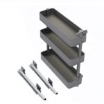 ΒΑΓΟΝΕΤΟ ΜΠΟΥΚΑΛΟΘΗΚΗ ΤΡΙΩΡΟΦΗ ME ΞΥΛΙΝΟ ΠΑΤΟ EMUCA HARMONY 8382235 ΜΕ ΦΡΕΝΟ ΓΙΑ ΕΡΜΑΡΙΟ 200ΜΜ