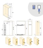 ΒΑΓΟΝΕΤΟ ΜΠΟΥΚΑΛΟΘΗΚΗ ΤΡΙΩΡΟΦΗ ME ΞΥΛΙΝΟ ΠΑΤΟ EMUCA HARMONY 8382235 ΜΕ ΦΡΕΝΟ ΓΙΑ ΕΡΜΑΡΙΟ 200ΜΜ - Image 9