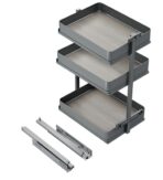 ΒΑΓΟΝΕΤΟ ΤΡΙΩΡΟΦΟ ME ΞΥΛΙΝΟ ΠΑΤΟ EMUCA HARMONY 8382635 ΜΕ ΦΡΕΝΟ ΓΙΑ ΕΡΜΑΡΙΟ 400ΜΜ