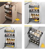 ΒΑΓΟΝΕΤΟ ΤΡΙΩΡΟΦΟ ME ΞΥΛΙΝΟ ΠΑΤΟ EMUCA HARMONY 8382635 ΜΕ ΦΡΕΝΟ ΓΙΑ ΕΡΜΑΡΙΟ 400ΜΜ - Image 6