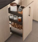 ΒΑΓΟΝΕΤΟ ΤΡΙΩΡΟΦΟ ME ΞΥΛΙΝΟ ΠΑΤΟ EMUCA HARMONY 8382635 ΜΕ ΦΡΕΝΟ ΓΙΑ ΕΡΜΑΡΙΟ 400ΜΜ - Image 4