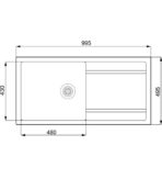 ΝΕΡΟΧΥΤΗΣ ΑΠΟ ΓΡΑΝΙΤΗ ΕΝΘΕΤΟΣ UNIXTON KRONOS-110 100X50 1B 1D - Image 15