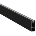 ΣΩΛΗΝΑ ΝΤΟΥΛΑΠΑΣ ΜΕ ΛΑΣΤΙΧΟ ΠΛΑΚΕ FINETTO 30Χ12Χ3000ΜΜ ΜΑΥΡΗ ΜΑΤ