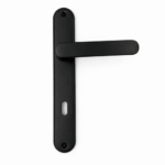 ΠΟΜΟΛΟ ΠΟΡΤΑΣ ΜΕ ΠΛΑΚΑ FINETTO ART.026A813 ΜΑΥΡΟ ΜΑΤ