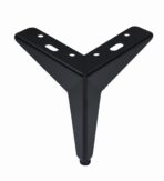 ΠΟΔΙ ΕΠΙΠΛΩΝ ΓΩΝΙΑΚΟ FINETTO ART.08.01.095 ΜΑΥΡΟ ΜΑΤ - Image 3