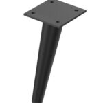 ΠΟΔΙ ΕΠΙΠΛΩΝ ΚΩΝΙΚΟ ΛΟΞΟ FINETTO ART.08.01.105 ΜΑΥΡΟ ΜΑΤ