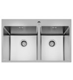 ΝΕΡΟΧΥΤΗΣ ΤΕΤΡΑΓΩΝΟΣ ΑΝΟΞΕΙΔΩΤΟΣ FINETTO 86Χ52Χ22CM ΣΑΤΙΝΕ