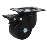 ΡΟΔΑ ΥΠΕΡΒΑΡΕΟΥ ΤΥΠΟΥ ΠΕΡΙΣΤΡΕΦΟΜΕΝΗ FINETTO ΜΑΥΡΗ Φ-75ΜΜ ΥΨΟΣ:105ΜΜ 180KG