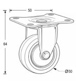 ΡΟΔΑ ΒΑΡΕΟΥ ΤΥΠΟΥ ΣΤΑΘΕΡΗ FINETTO ΜΟΚΑ - Image 5