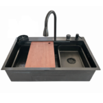 ΝΕΡΟΧΥΤΗΣ ΠΟΛΥΛΕΙΤΟΥΡΓΙΚΟΣ ME ΜΠΑΤΑΡΙΑ FINETTO 80X45X22CM ΜΑΥΡΟΣ