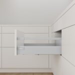 ΣΥΡΤΑΡΙ ΜΕ ΦΡΕΝΟ TANDEMBOX C ΜΕ ΒΕΡΓΑΚΙ BLUM 192X500MM ΓΚΡΙ 30KG