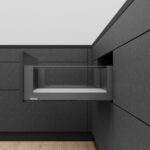 ΣΥΡΤΑΡΙ ΜΕ ΦΡΕΝΟ LEGRABOX BLUM C FREE 180X500MM ΑΝΘΡΑΚΙ 40KG