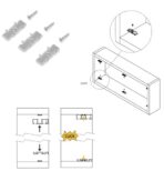 ΜΗΧΑΝΙΣΜΟΣ ΔΙΦΥΛΛΗΣ ΝΤΟΥΛΑΠΑΣ ΜΕ ΦΡΕΝΑ EMUCA FLOW 2 ΦΑΡΔΟΣ 2350ΜΜ - Image 6