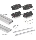 ΜΗΧΑΝΙΣΜΟΣ ΔΙΦΥΛΛΗΣ ΝΤΟΥΛΑΠΑΣ ΜΕ ΦΡΕΝΑ EMUCA FLOW 2 ΦΑΡΔΟΣ 2350ΜΜ - Image 3