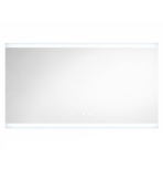 ΚΑΘΡΕΦΤΗΣ ΜΠΑΝΙΟΥ LED ΑΦΗΣ ΜΕ ΕΝΔΕΙΞΗ ΩΡΑΣ MIRRORLUX NARCISSUS S-4538 ΔΙΠΛΟΣ ΟΡΘΟΓΩΝΙΟΣ 600X800MM - Image 3