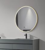 ΚΑΘΡΕΦΤΗΣ ΜΠΑΝΙΟΥ LED ΑΦΗΣ MIRRORLUX CALLISTO S-4678G ΣΤΡΟΓΓΥΛΟΣ Φ-800MM ΧΡΥΣΟΣ - Image 2