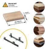 ΟΔΗΓΟΣ ΣΥΡΤΑΡΙΟΥ ΠΛΗΚΤΡΟΛΟΓΙΟΥ ΕΠΕΚΤΕΙΝΟΜΕΝΟΣ EMUCA 4193409 409MM ΜΑΥΡΟΣ - Image 3