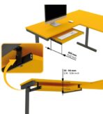 ΟΔΗΓΟΣ ΣΥΡΤΑΡΙΟΥ ΠΛΗΚΤΡΟΛΟΓΙΟΥ ΕΠΕΚΤΕΙΝΟΜΕΝΟΣ EMUCA 4193409 409MM ΜΑΥΡΟΣ - Image 4