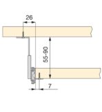 ΟΔΗΓΟΣ ΣΥΡΤΑΡΙΟΥ ΠΛΗΚΤΡΟΛΟΓΙΟΥ ΕΠΕΚΤΕΙΝΟΜΕΝΟΣ EMUCA 4193409 409MM ΜΑΥΡΟΣ - Image 6