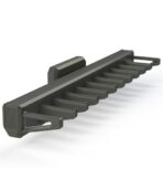 ΓΡΑΒΑΤΟΘΗΚΗ & ΖΩΝΟΘΗΚΗ ΣΥΡΟΜΕΝΗ ΜΕ ΦΡΕΝΟ EMUCA QUARTZ 7140152 436X76Χ108MM ΤΙΤΑΝΙΟ