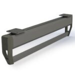 ΚΡΕΜΑΣΤΡΑ ΟΡΟΦΗΣ ΣΥΡΟΜΕΝΗ ΜΕ ΦΡΕΝΟ EMUCA QUARTZ 7140252 460X50Χ108MM ΤΙΤΑΝΙΟ