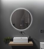 ΚΑΘΡΕΦΤΗΣ ΜΠΑΝΙΟΥ LED ΑΦΗΣ MIRRORLUX IRIS S-4528 ΣΤΡΟΓΓΥΛΟΣ Φ-800MM