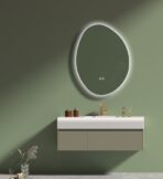 ΚΑΘΡΕΦΤΗΣ ΜΠΑΝΙΟΥ LED ΑΦΗΣ MIRRORLUX IANTHE S-4945 ΑΣΥΜΜΕΤΡΟΣ 800Χ600MM