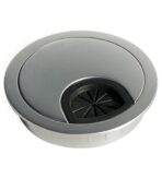 ΤΑΠΑ ΚΑΛΩΔΙΩΝ ΣΤΡΟΓΓΥΛΗ EMUCA 5006764 Φ-60ΜΜ ΜΕΤΑΛΛΙΚΗ ΑΣΗΜΙ