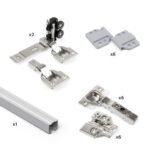 ΜΗΧΑΝΙΣΜΟΣ ΤΕΤΡΑΦΥΛΛΗΣ ΣΠΑΣΤΗΣ ΝΤΟΥΛΑΠΑΣ ΜΕ ΦΡΕΝO EMUCA ΤWOFOLD 6117662 ΦΑΡΔΟΣ 2350ΜΜ ΧΩΡΙΣ ΚΑΤΩ ΟΔΗΓΟ - Image 4