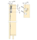 ΜΗΧΑΝΙΣΜΟΣ ΤΕΤΡΑΦΥΛΛΗΣ ΣΠΑΣΤΗΣ ΝΤΟΥΛΑΠΑΣ ΜΕ ΦΡΕΝO EMUCA ΤWOFOLD 6117662 ΦΑΡΔΟΣ 2350ΜΜ ΧΩΡΙΣ ΚΑΤΩ ΟΔΗΓΟ - Image 5