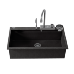ΝΕΡΟΧΥΤΗΣ ΠΟΛΥΛΕΙΤΟΥΡΓΙΚΟΣ ΕΝΘΕΤΟΣ SANITEC MULTI ULTRA GRANITE 850 79X50 ME ΙΝΟΧ ΕΞΑΡΤΗΜΑΤΑ